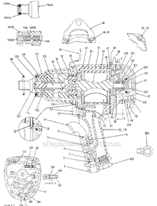 Page A Diagram and Parts List for CP6060TESAB T024176 Chicago Pneumatic Wrench